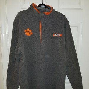 Columbia PFG Clemson 1/4 Zip Sweater L